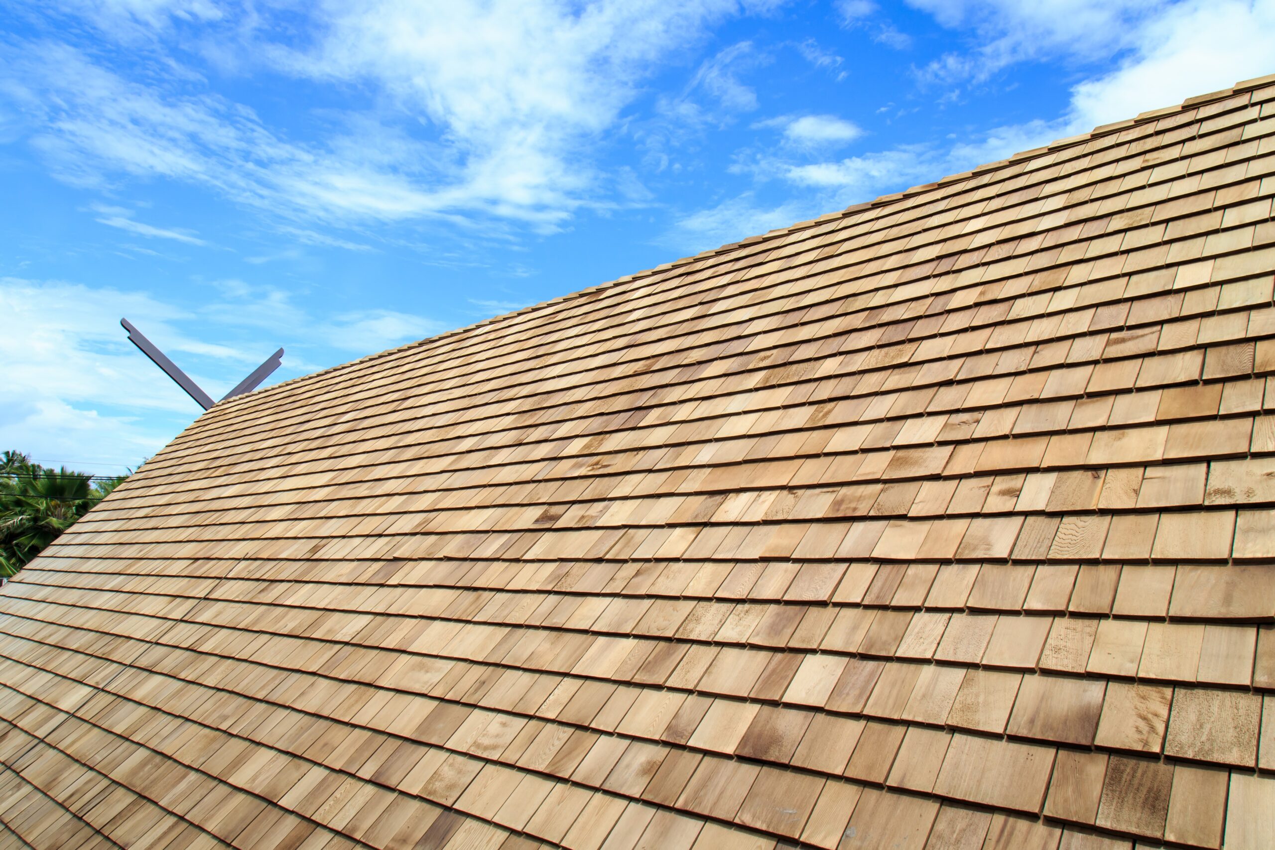 Cedar roofing