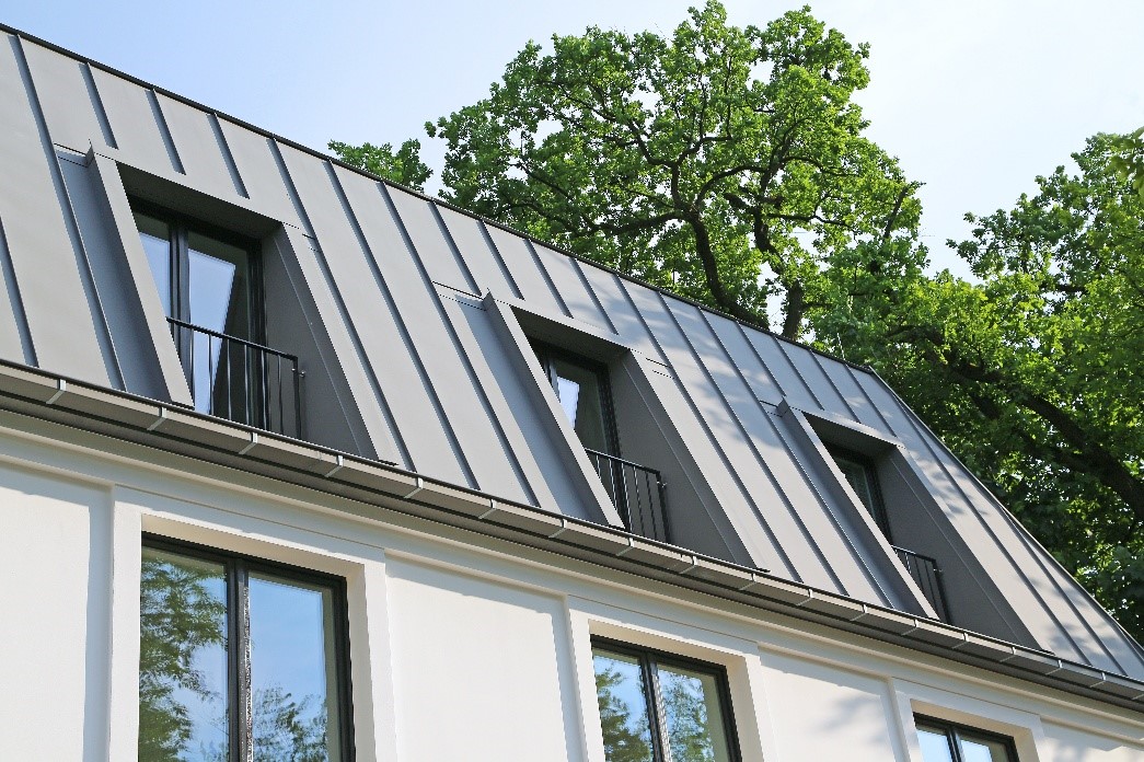 Zinc roofing